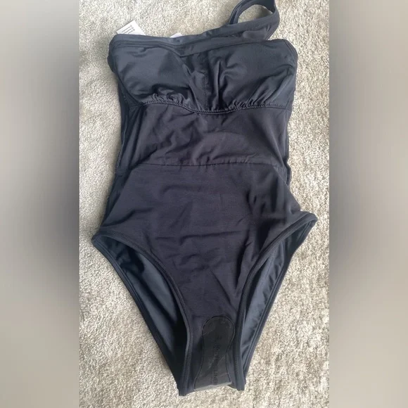 Black Cupshe One-Piece women’s Swimsuit NWT XS - Picture 6 of 8